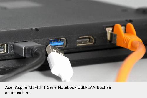 Acer Aspire M5-481T Serie Laptop USB/LAN Buchse-Reparatur