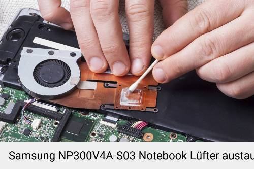 Samsung NP300V4A-S03 Lüfter Laptop Deckel Reparatur
