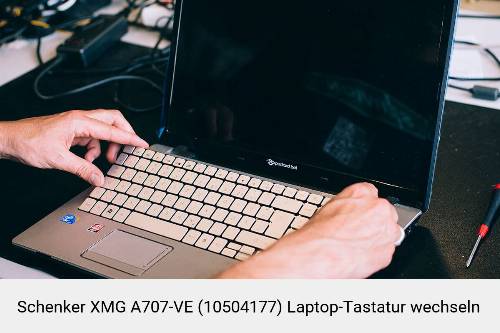 Schenker XMG A707-VE (10504177) Laptop Tastatur-Reparatur