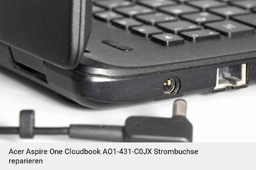 Netzteilbuchse Acer Aspire One Cloudbook AO1-431-C0JX Notebook-Reparatur