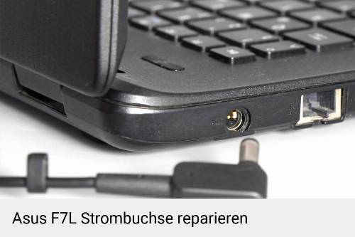 Netzteilbuchse Asus F7L Notebook-Reparatur