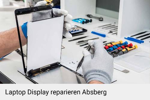 Notebook Display Bildschirm Reparatur Absberg