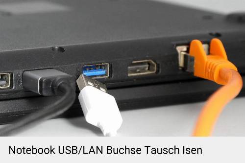 Laptop USB/LAN Buchse Reparatur Isen